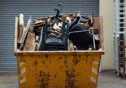 How many bags will a 2-yard dumpster hold?