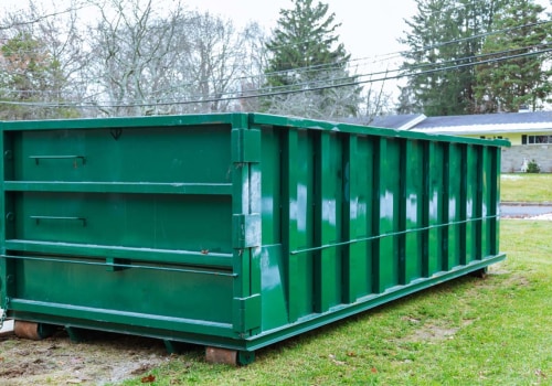 What is the measurement of a 10 yard dumpster?